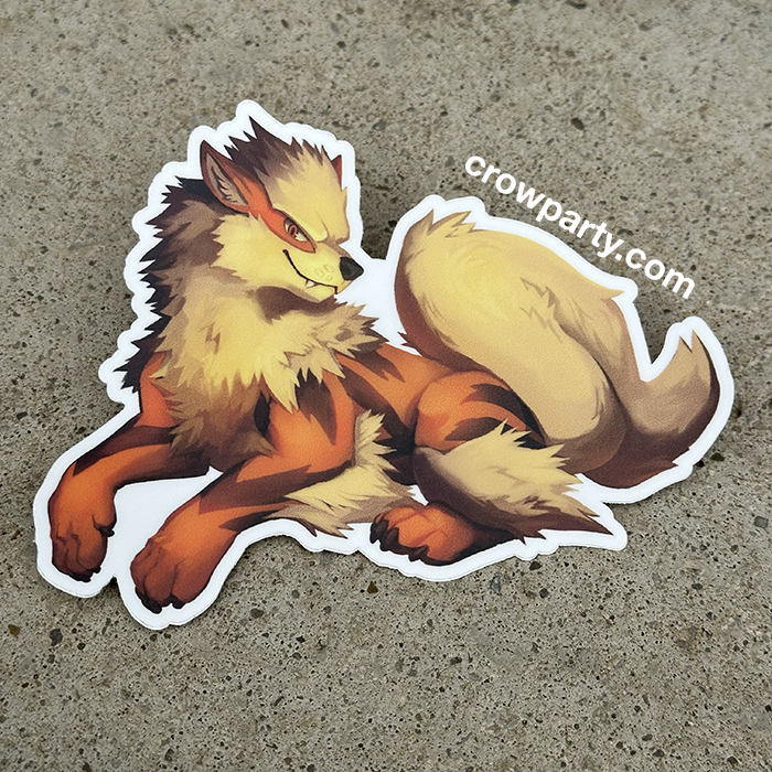 Arcanine Sticker