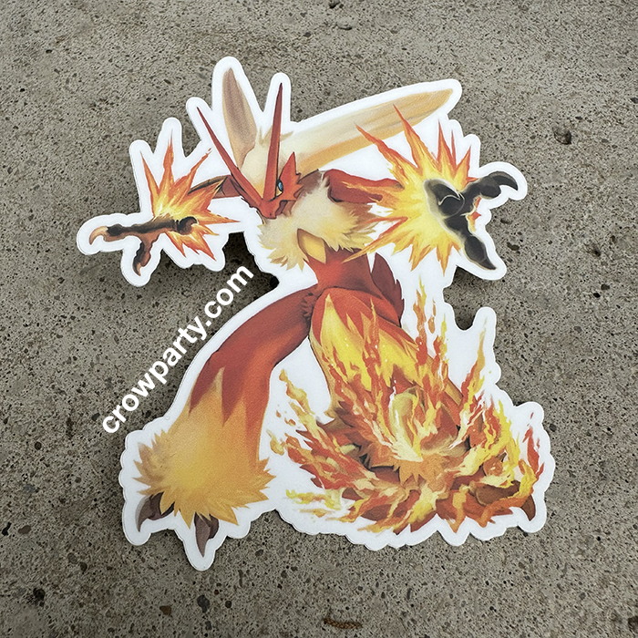 Blaziken Vinyl Sticker