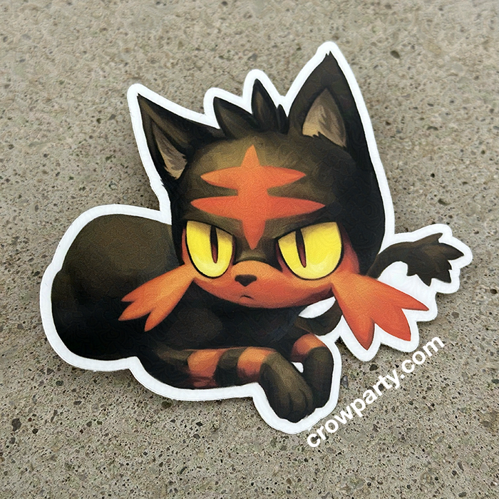 Litten Vinyl Sticker