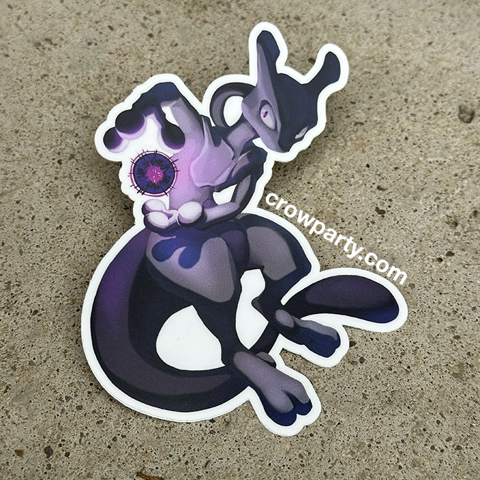 Mewtwo Vinyl Sticker