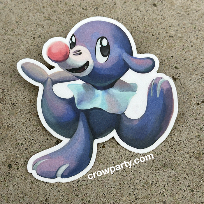 Popplio Vinyl Sticker