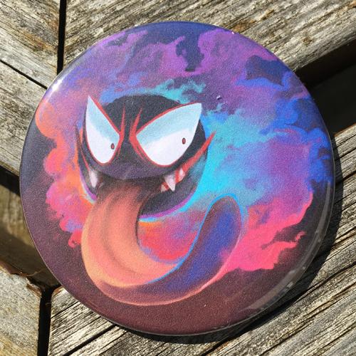 Gastly Button
