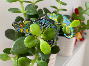 NERVOUS! Chameleon Enamel Pin