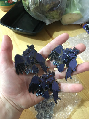 Corviknight Enamel Pin - Seconds
