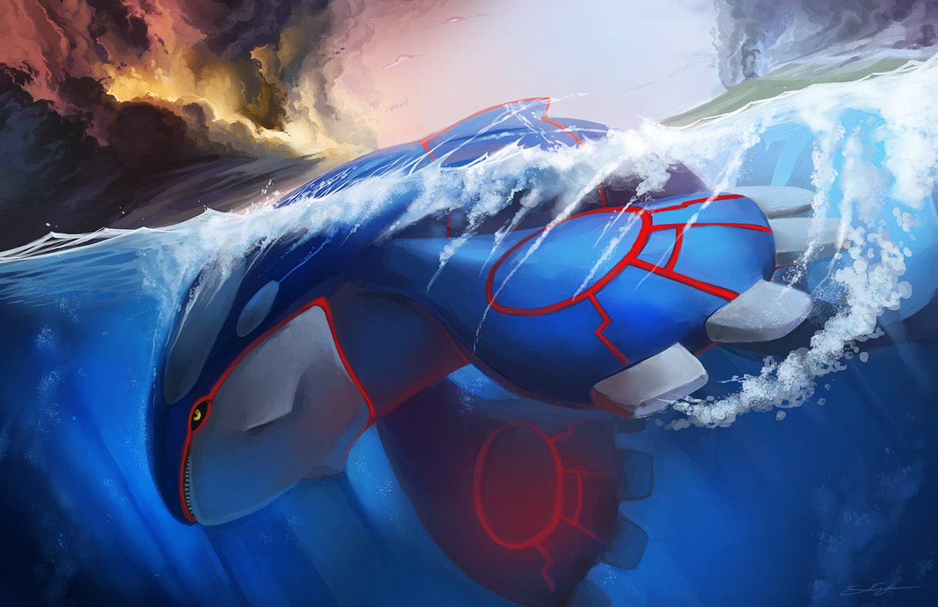 Kyogre Print