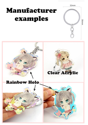 Animal Buddies Acrylic Charm