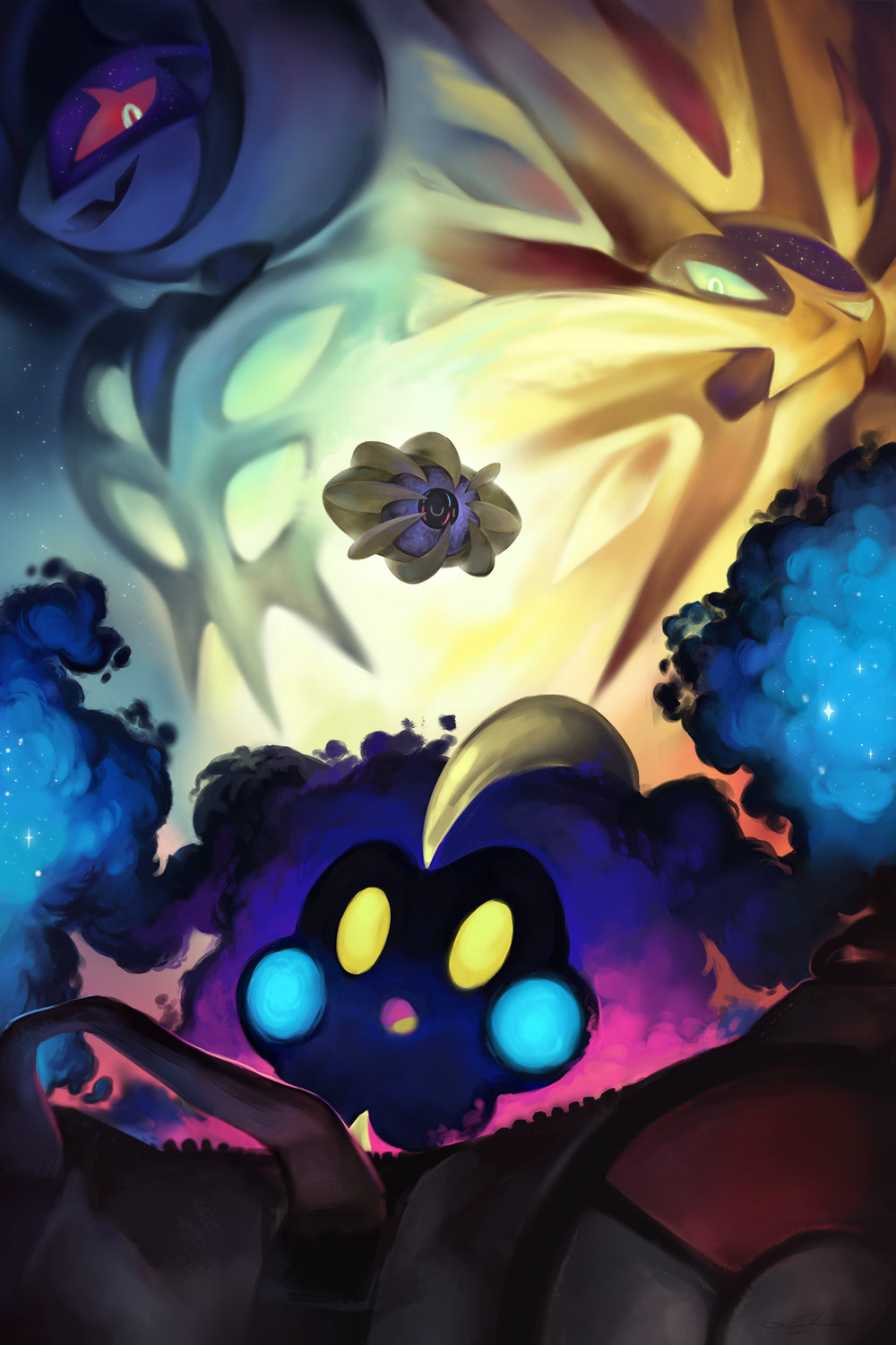 Nebby/Cosmog Print