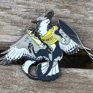 NERVOUS! Gryphon Enamel Pin