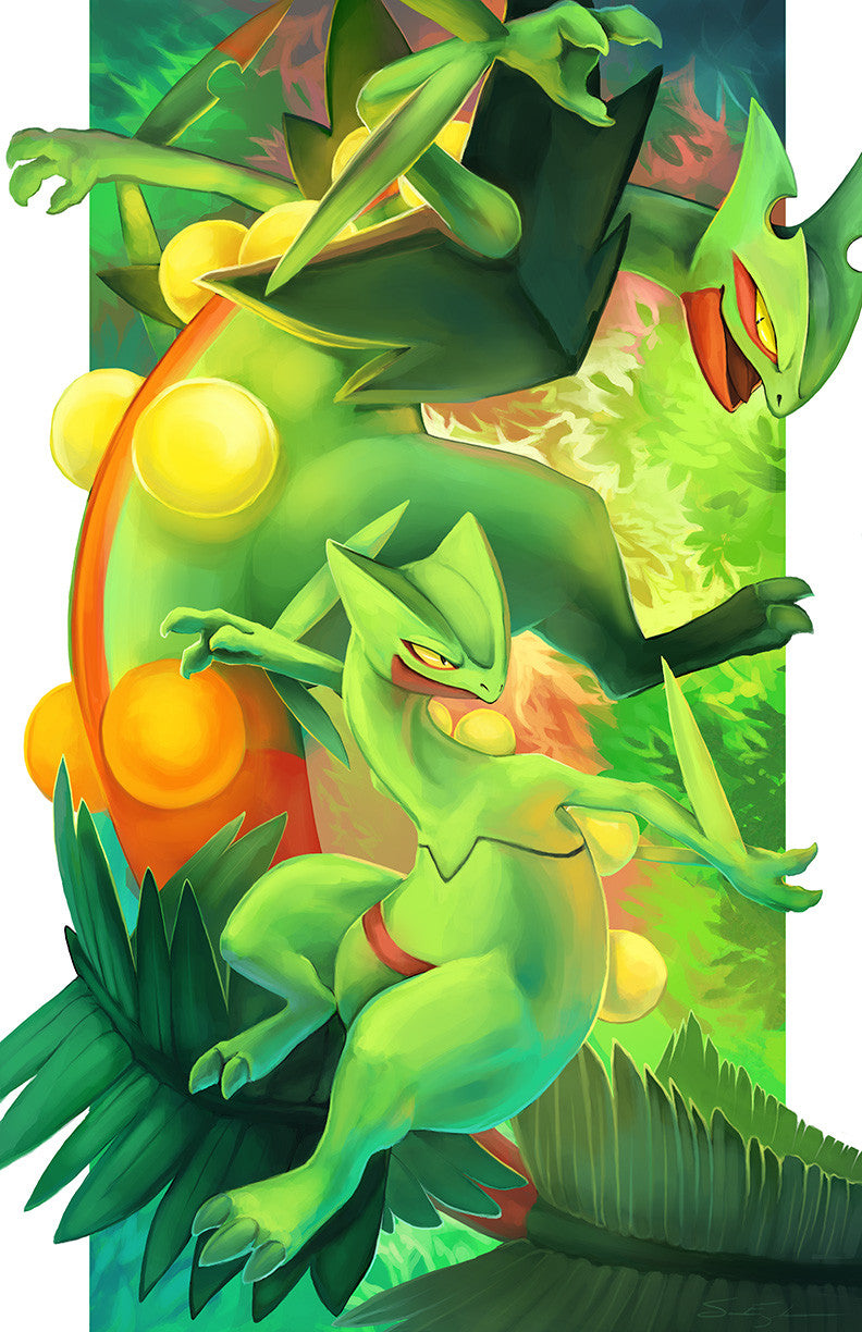 Sceptile Print