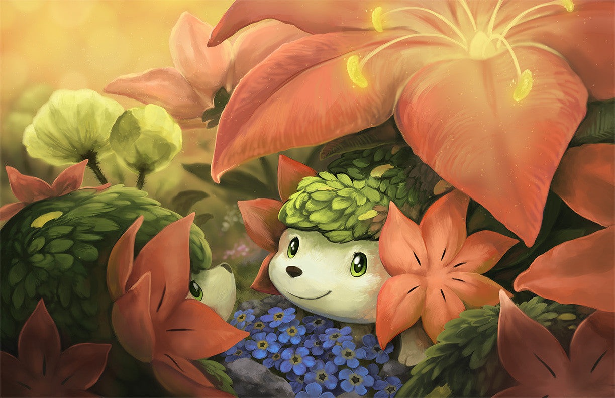 Shaymin Land Forme Print